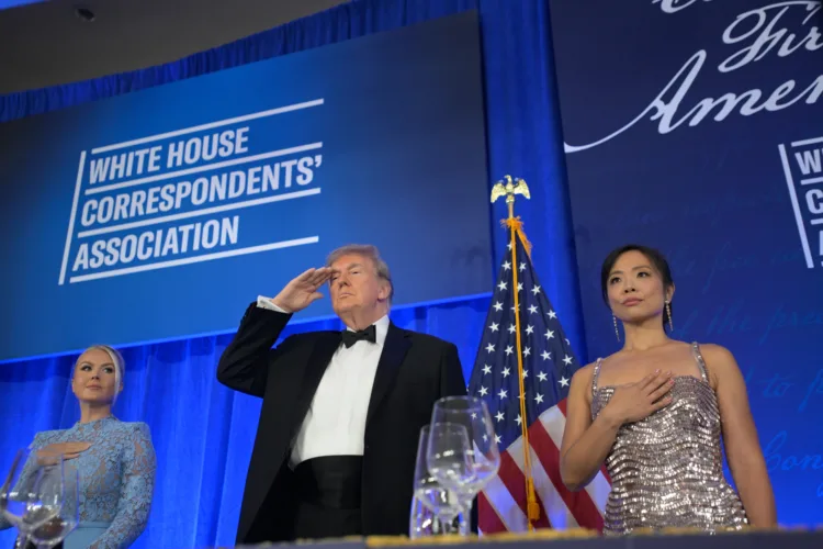 'The show must go on,' Trump says at White House correspondents' dinner